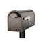 Architectural Mailboxes Mailbox, Rubbed Bronze, Post Mount, Medium 8830RZ-10 - alternate 9